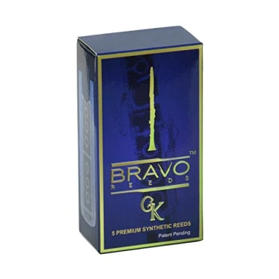 Abbildung von Bravo Synthetic Reeds for Bb Clarinet Strength 1.5 (Box of 5), Model BR C15