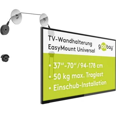Abbildung von GOOBAY TV Wandhalter EasyMount L, Universal Wandhalterung