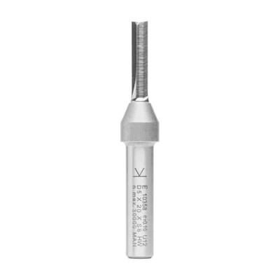 Abbildung von ENT 10358 Nutfräser VHW, Schaft (S) 8 mm, Durchmesser (D) 5 NL 20 SL 32 GL 65 mit VHW Grundschneide