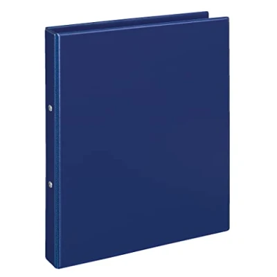 Abbildung von VELOFLEX 1144050 Ringordner Comfort, Ringbuch, Ordner, DIN A4, 248 x 318 28 mm, 2 Ring Mechanik, PVC, blau