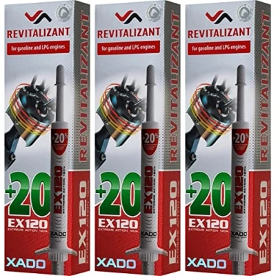 Abbildung von XADO Set für Motorverschleißschutz 3X EX120 Revitalizant Motor (Benzin &amp; LPG)
