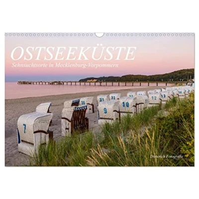 Abbildung von OSTSEEKÜSTE Sehnsuchtsorte in Mecklenburg Vorpommern (Wandkalender 2025 DIN A3 quer), CALVENDO Monatskalender