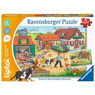 Abbildung von Ravensburger Tiptoi Puzzle FÜR Kleine ENTDECKER: Bauernhof für Kinder, Größe: One Size, Mehrfarbig