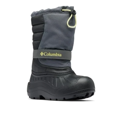 Abbildung von Columbia Youth Powderbug Snowlite Unisex Snowboardschuh für Kinder, Größe: 37, Dark grey/black Schuhe