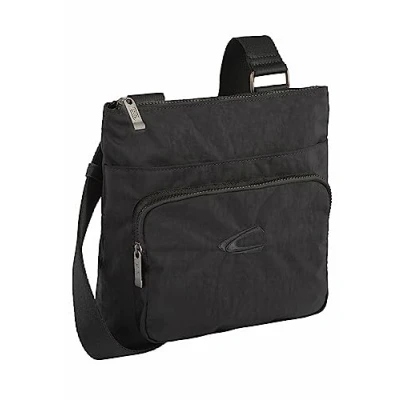 Abbildung von camel active MIT Reissverschluss AM Hauptfach Umhängetasche, Herren, Größe: Small, Black
