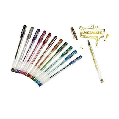 Abbildung von DONAU Metallic Gelschreiber 1.0 mm Mehrfarbig