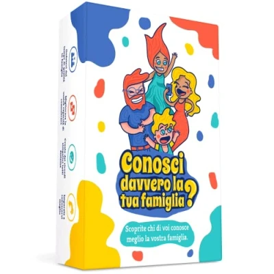 Abbildung von Conosci davvero la tua famiglia? Un gioco Divertente per famiglia Pieno di indovinelli, Quiz e sfide scoprire chi conosce Meglio propria famiglia! Il preferito Dalle famiglie Unite!