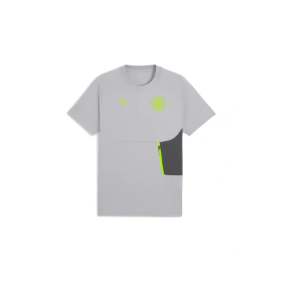 Abbildung von Manchester City PumaTECH Pocket T Shirt Herren Galactic Gray/Pro Green Größe: S