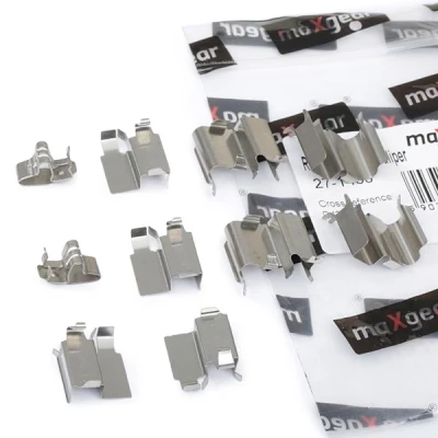 Abbildung von MAXGEAR 27 1463 Zubehörsatz, Scheibenbremsbelag Hinterachse TOYOTA: RAV4 II SUV, MAZDA: 323 F 6, RX 8, FAMILIA MITSUBISHI: Pajero Pinin