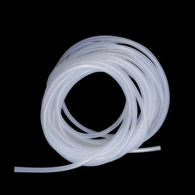 Abbildung von iMeistek Silikonschlauch 5mm ID x 8mm OD 6 Meter, Flexibler Lebensmitteltaugliche Schlauch Wasser Luft Rohr Transparent