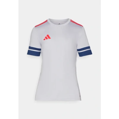 Abbildung von adidas Herren SQUADRA25 Jersey Short Sleeve, Glory Grey/Team Navy Blue 2/Pure Ruby, 3XL