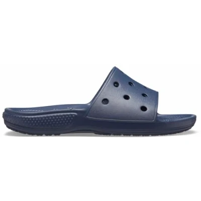 Abbildung von Crocs Classic Slide Unisex Sandalen für Erwachsene Bequeme Schuhe den Strand Navy Größe 36 37
