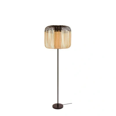 Abbildung von Forestier Bamboo Light Stehlampe 1 flammig schwarz