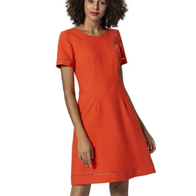 Abbildung von APART Fashion Damen Dress Kleid, per Pack Orange (Orange Orange), 40 (Herstellergröße: 40)