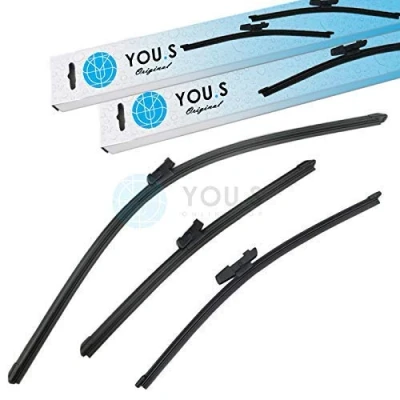 Abbildung von YOU.S SCHEIBENWISCHER SET VORNE + HINTEN 650 400 330 mm (3 Stück)