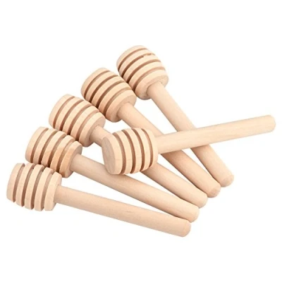 Abbildung von 50 Pcs/Satz Mini Schöpflöffel für Honig, Tragbare Marmelade Honig Dipper Jar Dispensing Sammeln Rührstab Stick, 10,5 cm