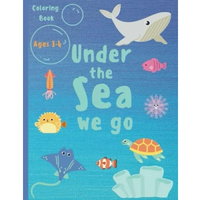 Abbildung von Cute Ocean Coloring Book for Kids: Pages with Sea Creatures Young Children Ages 1 4