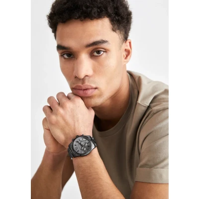 Abbildung von Michael Kors Lexington Watch Uhr, Herren, Größe: One Size, Black