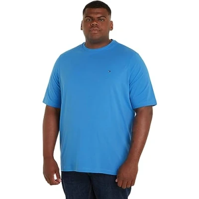 Abbildung von Tommy Hilfiger Stretch TEE Tshirt basic, Herren, Größe: XXL, Iconic blue