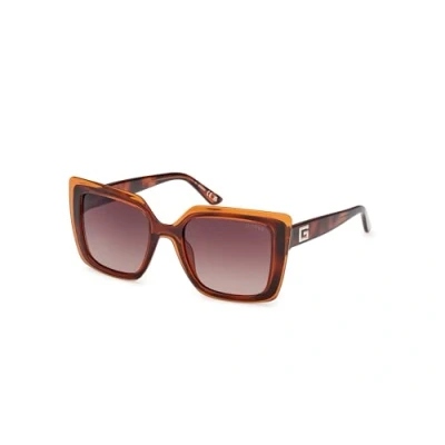 Abbildung von Guess Iniettato Sonnenbrille marrone chiaromarrone sfumato, Damen, Größe: One Size, chiaro sfumato