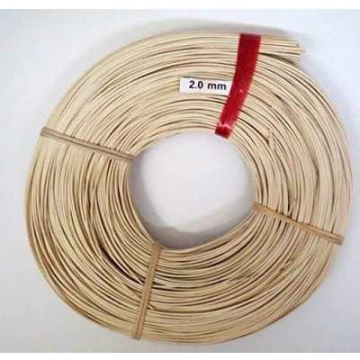 Abbildung von Schardt Peddigrohr Flechtmaterial Natur 2.0 mm 500 Gramm zum Körbe flechten, basteln Rattan in verschiedenen Größen und Stärken