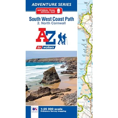 Abbildung von South West Coast Path National Trail Official Map North Cornwall: with Ordnance Survey mapping (A Z Adventure Series)