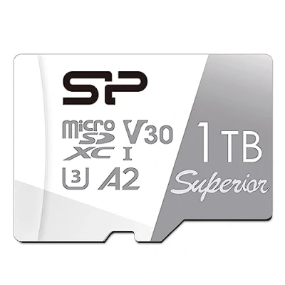 Abbildung von Silicon Power 1TB Superior Micro SDXC UHS I (U3), V30 4K A2,High Speed MicroSD Card with Adapter
