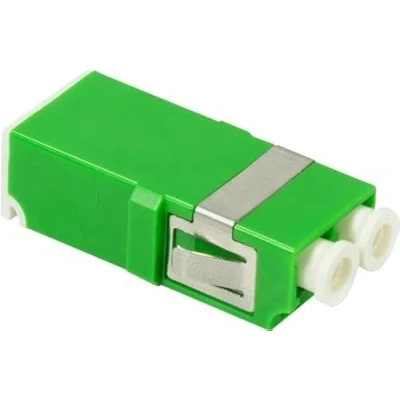 Abbildung von Logilink FA03LC6 LWL Stecker LCD/APC, ohne Flansch, mit Laserschutz, grün, 29 mm x 12,8 14,8