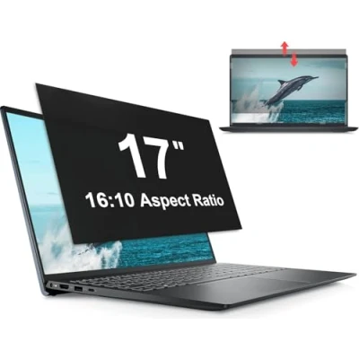Abbildung von Mamol Sichtschutz 17 Zoll Blickschutzfilter für 16:10 Laptop, Blickschutzfolie Laptop Screen Filter Anti Blaulicht Blendschutz,Abnehmbarer Kompatibel mit Lenovo/HP/Dell/Acer/Samsung/Asus/Toshiba