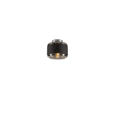 Abbildung von SLV PANTILO ROPE 19, Wand und Deckenaufbauleuchte, zylindrisch, 1x max. 15W E27, silber