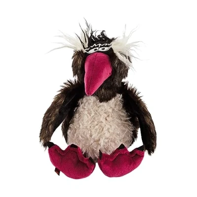 Abbildung von sigikid ROCK Hopper Kikeriki Kollektion Kuscheltier für Kinder, Größe: One Size, Weiß braun rot