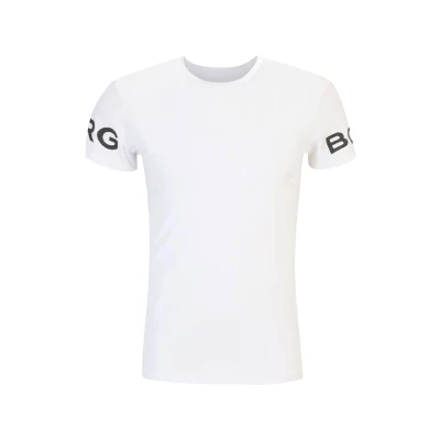 Abbildung von Björn Borg Sport Tshirt, Herren, Größe: Medium, Brilliant white