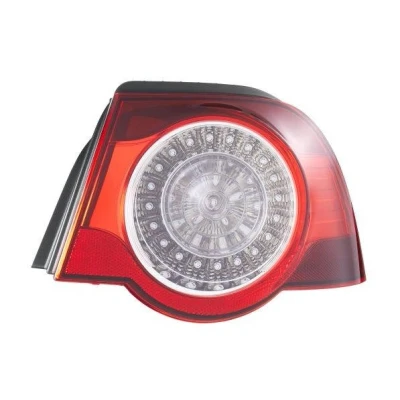 Abbildung von HELLA 2VA 009 246 141 Rückleuchte rechts äusserer Teil LED 12 glasklar, Rot mit Lampenträger VOLKSWAGEN: Eos