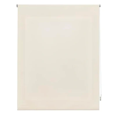 Abbildung von Decorblind Transparentes Rollo, einfarbig, Maße Rollo: 100 x 250 cm, Breite Länge/Maße Stoff, 97 245 lichtdurchlässiges Beige, einfache Montage an Wand oder Decke