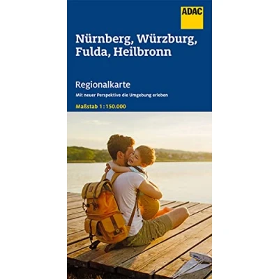 Abbildung von ADAC Regionalkarte 12 Nürnberg, Würzburg, Fulda, Heilbronn 1:150.000: Mit neuer Perspektive die Umgebung erleben