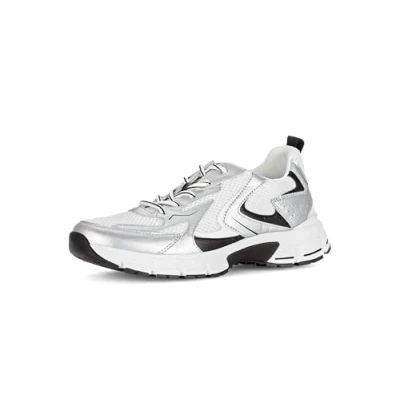 Abbildung von Gabor Comfort Sneaker low, Damen, Größe: 35.5, Weiß/silber/schwarz Schuhe