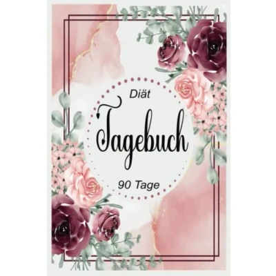 Abbildung von Diät tagebuch 90 tage: Ernährungstagebuch zum ausfüllen Abnehmtagebuch tage challenge sportplaner gewichtstagebuch Fitnesstracker ... kalorienverbrauch diätplaner