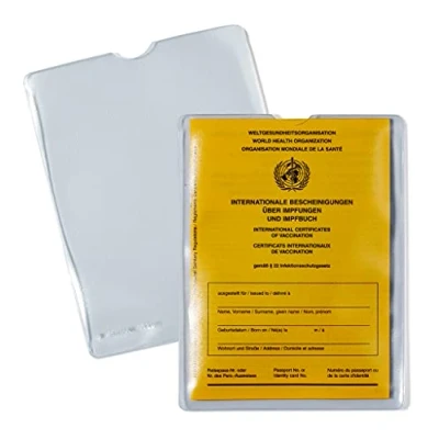 Abbildung von HERMA 5021 Ausweishülle transparent, 25 Stück, Impfpass Hülle für neuen Impfausweis Impfbuch, Ausweishalter zum Schutz Reisepässe, Plastik Kartenhüllen Schutzhüllen Set, durchsichtig