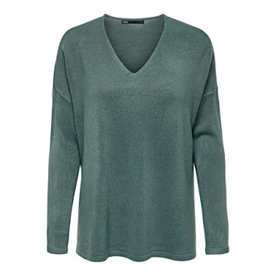 Abbildung von ONLY Onlamalia L/S Vneck Strickpullover, Damen, Größe: Small, Balsam green