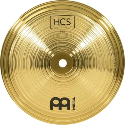 Abbildung von Meinl Cymbals HCS Bell— 8 Zoll (Video) Schlagzeug Becken Glocke (20,32cm) Messing, Traditionelles Finish (HCS8B)