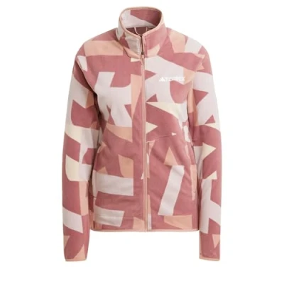 Abbildung von adidas Damen Terrex Multi Printed Full Zip Fleece Jacket Sweatshirt (1er Pack)