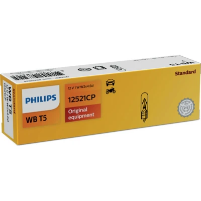 Abbildung von PHILIPS 12521CP Glühlampe, Innenraumleuchte Glassockellampe 12 1