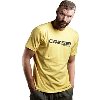 Abbildung von Cressi T Shirt, Man, Gelb Shwarz, XL