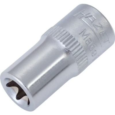 Abbildung von HAZET TORX 850 E8 Steckschlüsseleinsatz Chrom Vanadium Stahl gerändelt