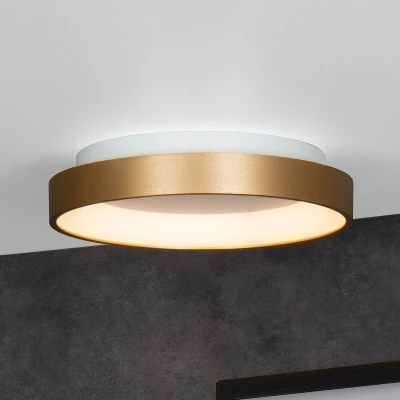 Abbildung von LUCIDE VIDAL Deckenleuchte Ø 28 cm LED Dim. 1x21W 2700K Mattes Gold/Messing