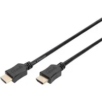 Abbildung von DIGITUS HDMI High Speed Anschlusskabel, Typ A St/St, 3.0m, Ultra HD 60p Vergoldete Kontakte Schwarz