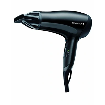 Abbildung von Remington Haartrockner Ionen [leicht &amp; kompakt] Power Dry (2000 W, kompaktes Design, Stylingdüse, 3 Heiz 2 separate Gebläsestufen, Abkühlstufe, Eco Einstellung) D3010