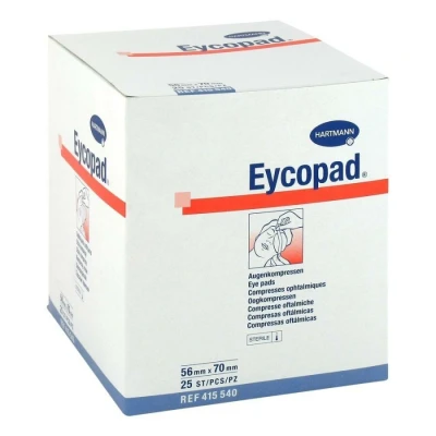 Abbildung von Eycopad Augenkompressen 56x70 mm steril