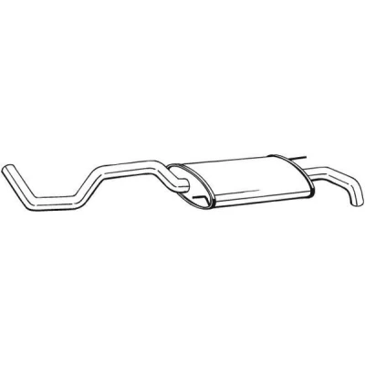 Abbildung von BOSAL 282 471 Endschalldämpfer SEAT: Cordoba I Limousine, Vario