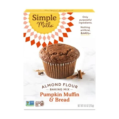 Abbildung von Simple Mills Natürlich Gluten Freies Mandel Mehl Mischung Kürbis Muffin 9 Unze.